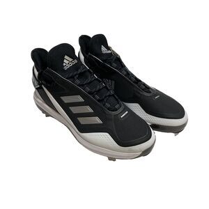 Adidas Cleats Men's 12 Black White Icon 7 BOOST FY4178 Baseball Metal Shoes